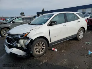 2019 Chevrolet Equinox LS with VIN 3GNAXHEV3KS606558, listed as a Copart auction lot 46854435 with 97,351 mi miles and Salvage Title. Bid and sale history available at carsss.com. Image 1.