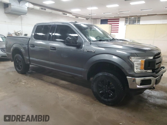 2018 Ford F-150 XL with VIN 1FTEW1E56JFD53534, listed as a Copart auction lot 53043895 with 182,396 mi miles and Clean title. Bid and sale history available at DreamBid. Image 4.