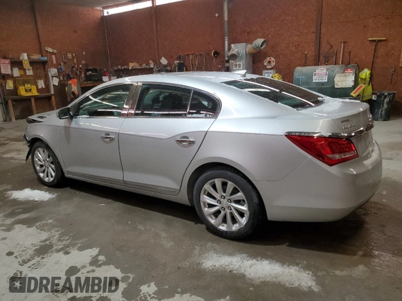 2015 Buick LaCrosse Leather with VIN 1G4GB5GR5FF282521, listed as a Copart auction lot 45970725 with 86,413 mi miles and Salvage Title. Bid and sale history available at DreamBid. Image 2.