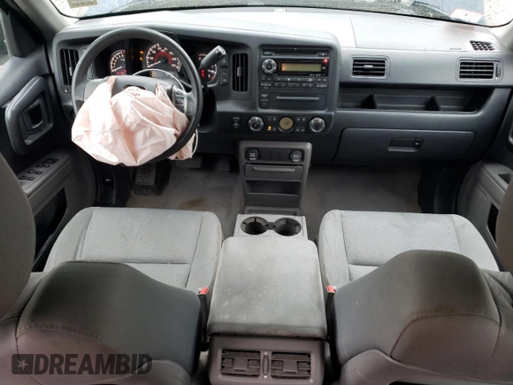 2012 Honda Ridgeline RT with VIN 5FPYK1F27CB454710, listed as a Copart auction lot 57634595 with 168,131 mi miles and Salvage title. Bid and sale history available at DreamBid. Image 8.