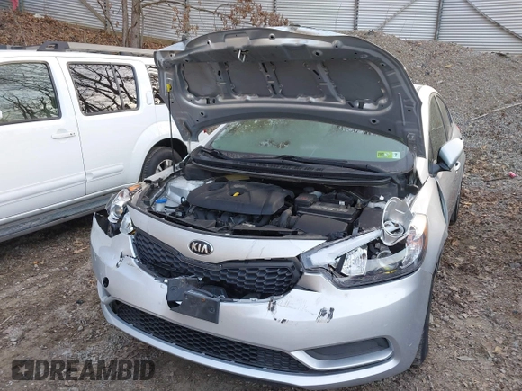 2015 Kia Forte LX with VIN KNAFX4A62F5386526, listed as a IAAI auction lot 41800783 with 124,553 mi miles. Bid and sale history available at carsss.com. Image 6.