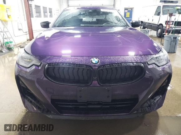 2024 BMW 2 Series M240i xDrive with VIN 3MW53CM06R8E52656, listed as a Copart auction lot 46146475 with 15,895 mi miles and Salvage Title. Bid and sale history available at carsss.com. Image 5.