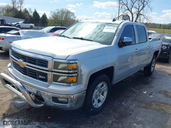 2014 Chevrolet Silverado 1500 LT with VIN 3GCUKREC3EG101975, listed as a IAAI auction lot 41868152 with 221,738 mi miles. Bid and sale history available at carsss.com. Image 2.