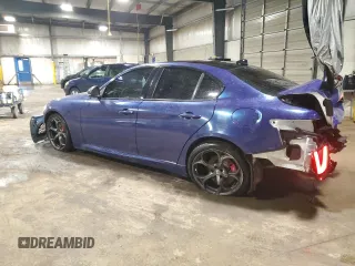 2020 Alfa Romeo Giulia Ti Sport with VIN ZARFAMBN2L7626139, listed as a Copart auction lot 60708035 with 65,270 mi miles and Salvage title. Bid and sale history available at DreamBid. Image 2.