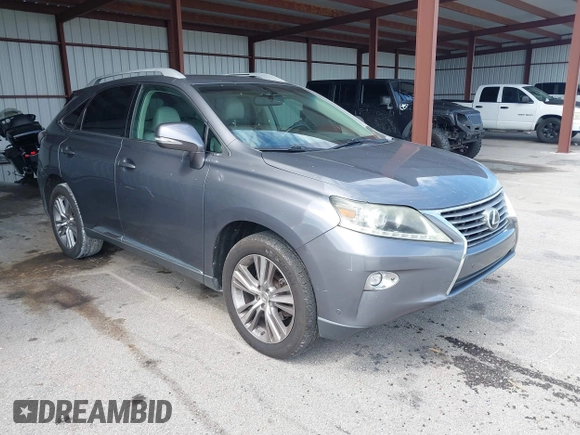 2015 Lexus RX 350 z VIN 2T2ZK1BAXFC174827, wystawiony jako IAAI lot #42746581 z przebiegiem 128 557 mil mil oraz . Historia ofert i sprzedaży dostępna na DreamBid. Obrazek 1.