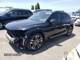 2019 Audi SQ5 Prestige with VIN WA1C4AFY4K2042127, listed as a Copart auction lot 56444994 with 30,785 mi miles and . Bid and sale history available at DreamBid. Image 1.