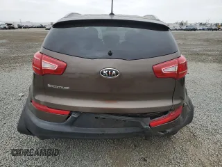 2013 Kia Sportage LX with VIN KNDPB3A20D7511165, listed as a Copart auction lot 52822635 with 190,219 mi miles and Salvage Title. Bid and sale history available at carsss.com. Image 6.