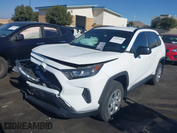 2021 Toyota RAV4 LE with VIN 2T3H1RFV3MW166926, listed as a IAAI auction lot 41283161 with 54,244 mi miles. Bid and sale history available at carsss.com. Image 22.