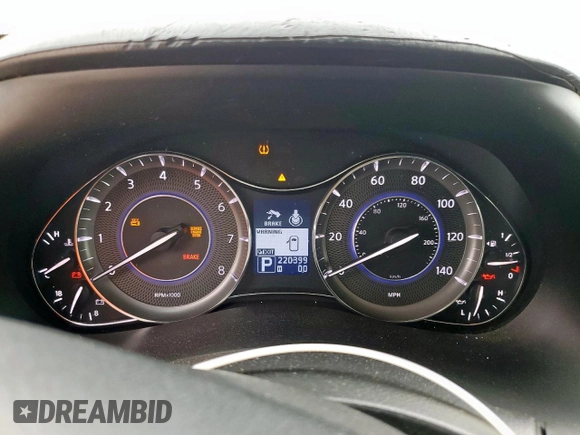 2011 Infiniti QX56 7-passenger with VIN JN8AZ2NF8B9504124, listed as a Copart auction lot 54612735 with 220,399 mi miles and Clean Title. Bid and sale history available at DreamBid. Image 9.