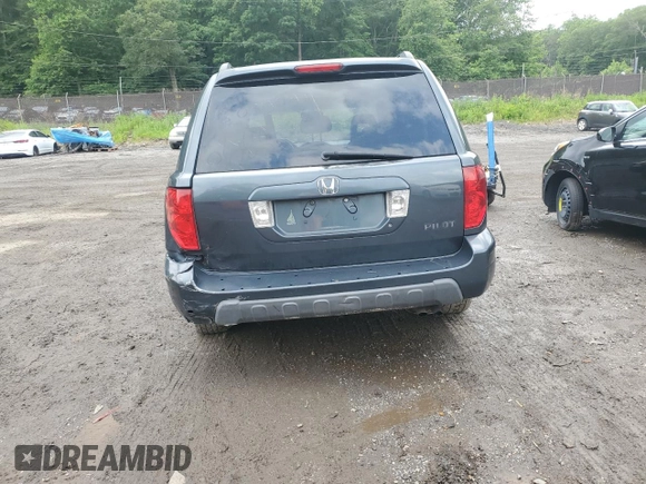 2003 Honda Pilot EX z VIN 2HKYF18523H619553, wystawiony jako Copart lot #58941715 z przebiegiem 281 041 mil mil oraz Szkoda całkowita • Salvage title. Historia ofert i sprzedaży dostępna na DreamBid. Obrazek 6.
