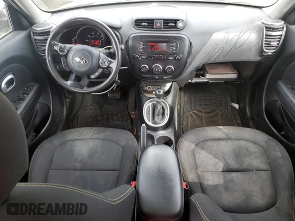 2014 Kia Soul + with VIN KNDJP3A53E7076791, listed as a Copart auction lot 50603305 with 53,662 mi miles and Salvage Title. Bid and sale history available at DreamBid. Image 8.