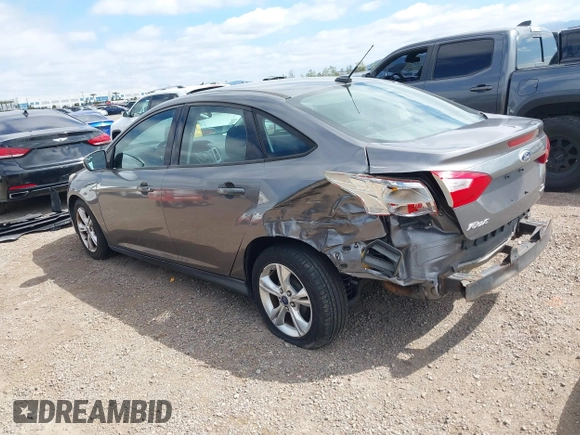 2013 Ford Focus SE with VIN 1FADP3F28DL343477, listed as a IAAI auction lot 41905740 with 168,490 mi miles. Bid and sale history available at carsss.com. Image 3.