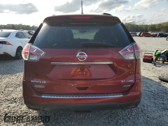 2014 Nissan Rogue SL with VIN 5N1AT2MV2EC835936, listed as a Copart auction lot 78855544 with 0 mi miles and Salvage Title. Bid and sale history available at carsss.com. Image 6.