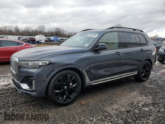 2022 BMW X7 xDrive40i with VIN 5UXCW2C01N9M65763, listed as a Copart auction lot 44981605 with 26,232 mi miles and Salvage Title. Bid and sale history available at carsss.com. Image 1.
