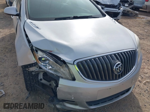 2012 Buick Verano with VIN 1G4PP5SK8C4147021, listed as a IAAI auction lot 41957503 with 173,800 mi miles. Bid and sale history available at carsss.com. Image 6.