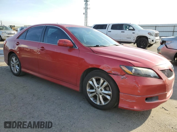 2007 Toyota Camry CE with VIN 4T1BE46K27U052500, listed as a Copart auction lot 48598435 with 217,873 mi miles and Salvage Title. Bid and sale history available at DreamBid. Image 4.