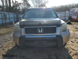 2006 Honda Pilot EX-L with VIN 5FNYF28576B008913, listed as a Copart auction lot 50596035 with 172,341 mi miles and Salvage Title. Bid and sale history available at carsss.com. Image 5.