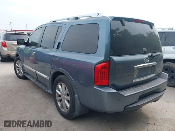 2008 Infiniti QX56 with VIN 5N3AA08D78N912991, listed as a IAAI auction lot 42069298 with 207,270 mi miles. Bid and sale history available at carsss.com. Image 3.