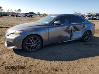 2014 Lexus IS 250 with VIN JTHCF1D23E5001567, listed as a Copart auction lot 46147175 with 199,037 mi miles and Salvage Title. Bid and sale history available at carsss.com. Image 1.