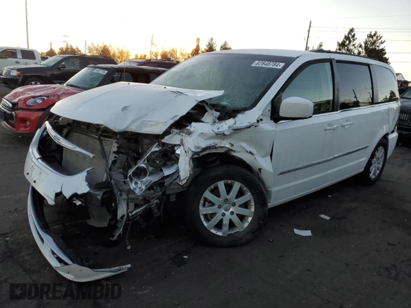 2014 Chrysler Town & Country Touring with VIN 2C4RC1BG6ER310584, listed as a Copart auction lot 82848784 with 0 mi miles and Non Repairable. Bid and sale history available at carsss.com. Image 1.