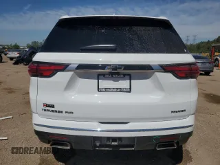 2023 Chevrolet Traverse Premier with VIN 1GNEVKKWXPJ181060, listed as a Copart auction lot 57329665 with 12,286 mi miles and Salvage title. Bid and sale history available at DreamBid. Image 6.