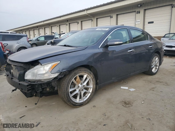 2009 Nissan Maxima 3.5 SV with VIN 1N4AA51E09C837485, listed as a Copart auction lot 48993005 with 152,242 mi miles and Salvage Title. Bid and sale history available at carsss.com. Image 1.