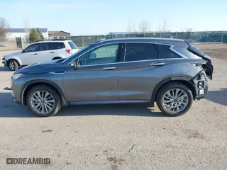 2023 Infiniti QX50 LUXE with VIN 3PCAJ5BB5PF116979, listed as a IAAI auction lot 41740963 with 17,160 mi miles. Bid and sale history available at carsss.com. Image 14.