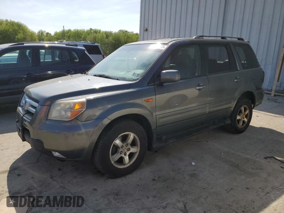 2007 Honda Pilot EX-L z VIN 2HKYF18537H508922, wystawiony jako Copart lot #55445015 z przebiegiem 209 373 mil mil oraz Szkoda całkowita • Salvage title. Historia ofert i sprzedaży dostępna na DreamBid. Obrazek 1.