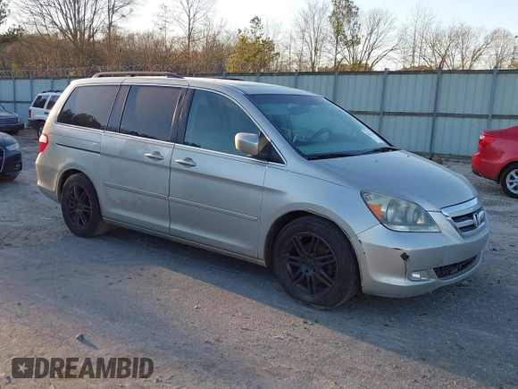 2006 Honda Odyssey Touring z VIN 5FNRL38856B098897, wystawiony jako IAAI lot #41251740 z przebiegiem 258 408 mil mil oraz . Historia ofert i sprzedaży dostępna na DreamBid. Obrazek 1.