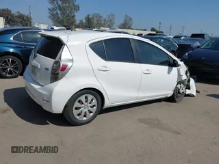 2013 Toyota Prius One with VIN JTDKDTB31D1032302, listed as a IAAI auction lot 42100473 with 155,632 mi miles. Bid and sale history available at carsss.com. Image 4.