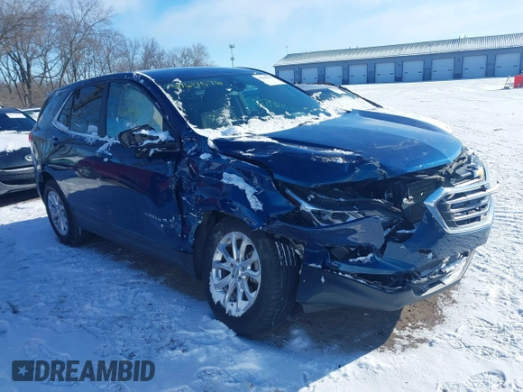 2021 Chevrolet Equinox LT z VIN 3GNAXUEV3ML384478, wystawiony jako IAAI lot #41619576 z przebiegiem 34 176 mil mil oraz . Historia ofert i sprzedaży dostępna na DreamBid. Obrazek 1.
