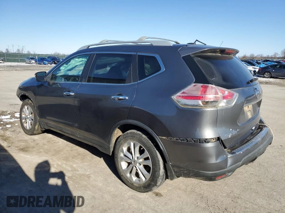 2014 Nissan Rogue S z VIN 5N1AT2MT9EC817027, wystawiony jako Copart lot #88221235 z przebiegiem Nie podano mil oraz Szkoda całkowita • Salvage title. Historia ofert i sprzedaży dostępna na DreamBid. Obrazek 2.