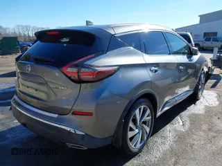 2021 Nissan Murano SL with VIN 5N1AZ2CS3MC117994, listed as a IAAI auction lot 41332184 with 20,600 mi miles and . Bid and sale history available at DreamBid. Image 4.
