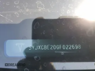 2016 Tesla Model X 70D z VIN 5YJXCBE20GF022698, wystawiony jako Copart lot #55328535 z przebiegiem Nie podano mil oraz Szkody całkowita. Historia ofert i sprzedaży dostępna na DreamBid. Obrazek 12.