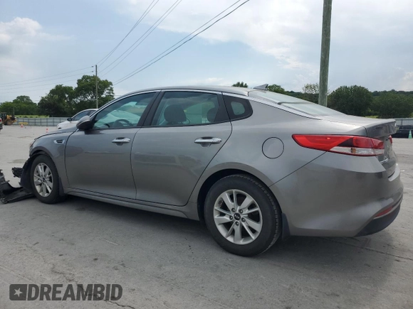 2017 Kia Optima LX with VIN 5XXGT4L3XHG125942, listed as a Copart auction lot 61654015 with 108,582 mi miles and Salvage title. Bid and sale history available at DreamBid. Image 2.