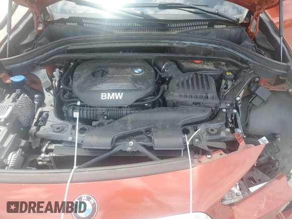 2018 BMW X2 sDrive28i with VIN WBXYJ3C37JEJ75554, listed as a Copart auction lot 58845425 with 90,110 mi miles and Salvage title. Bid and sale history available at DreamBid. Image 12.