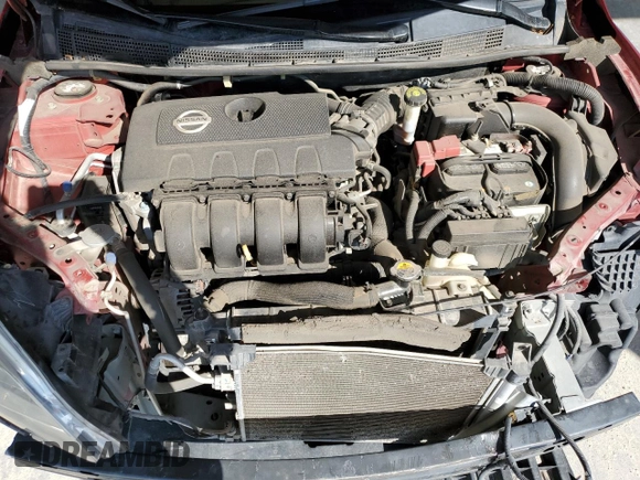 2014 Nissan Sentra SV with VIN 3N1AB7AP2EY326143, listed as a Copart auction lot 51165885 with 153,491 mi miles and Salvage Title. Bid and sale history available at DreamBid. Image 12.