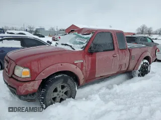 2007 Ford Ranger STX with VIN 1FTYR44U37PA22749, listed as a Copart auction lot 87649395 with 343,245 mi miles and Clean Title. Bid and sale history available at carsss.com. Image 1.