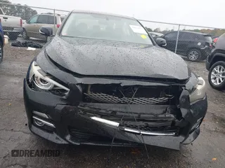 2014 Infiniti Q50 Sport with VIN JN1BV7AP4EM672256, listed as a IAAI auction lot 41016895 with 121,293 mi miles and . Bid and sale history available at DreamBid. Image 12.