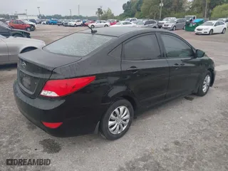 2017 Hyundai Accent SE with VIN KMHCT4AE1HU249106, listed as a IAAI auction lot 41714238 with 183,247 mi miles. Bid and sale history available at carsss.com. Image 4.