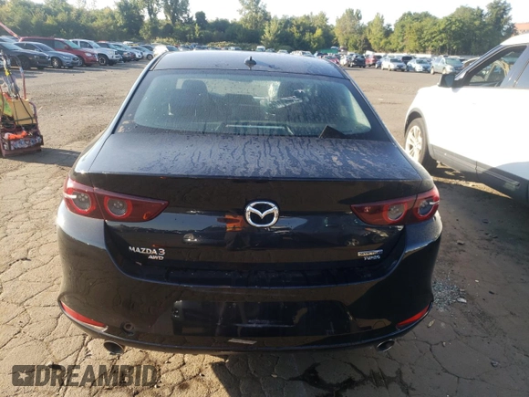 2021 Mazda 3 2.5 Turbo with VIN 3MZBPBAY1MM250450, listed as a Copart auction lot 68463304 with 11,594 mi miles and Salvage Title. Bid and sale history available at DreamBid. Image 6.