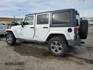 2018 Jeep Wrangler JK Unlimited Sahara with VIN 1C4HJWEG0JL923653, listed as a Copart auction lot 82151514 with 108,737 mi miles and Non Repairable. Bid and sale history available at carsss.com. Image 2.