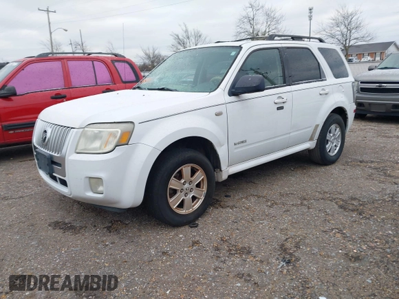 2008 Mercury Mariner with VIN 4M2CU81168KJ42757, listed as a IAAI auction lot 41257720 with Not provided miles and . Bid and sale history available at DreamBid. Image 2.
