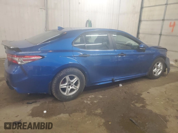 2019 Toyota Camry LE with VIN 4T1B11HK7KU286616, listed as a Copart auction lot 51649195 with 50,137 mi miles and Salvage Title. Bid and sale history available at carsss.com. Image 3.