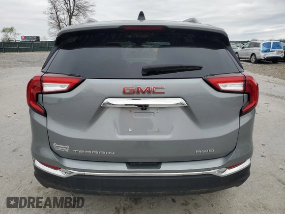 2023 GMC Terrain SLT with VIN 3GKALVEG9PL180935, listed as a Copart auction lot 50959215 with 42,604 mi miles and Salvage Title. Bid and sale history available at carsss.com. Image 6.