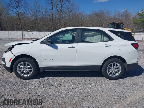 2024 Chevrolet Equinox LS with VIN 3GNAX5EG6RL281165, listed as a IAAI auction lot 41850451 with 11,475 mi miles. Bid and sale history available at carsss.com. Image 14.
