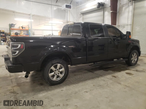 2013 Ford F-150 XL with VIN 1FTFW1ET4DFC27454, listed as a Copart auction lot 55113255 with 210,245 mi miles and Salvage Title. Bid and sale history available at carsss.com. Image 3.