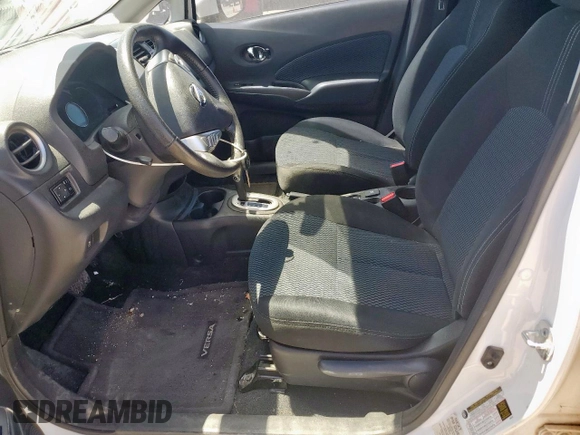 2015 Nissan Note S with VIN 3N1CE2CP6FL420914, listed as a Copart auction lot 53497155 with Not provided miles and Salvage title. Bid and sale history available at DreamBid. Image 7.