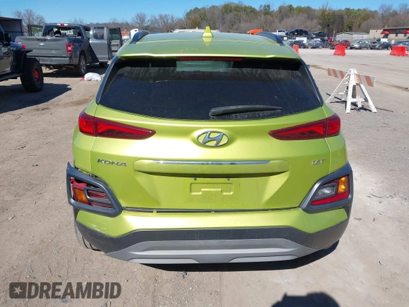 2020 Hyundai Kona Limited with VIN KM8K33A50LU564963, listed as a IAAI auction lot 41683697 with 87,893 mi miles. Bid and sale history available at carsss.com. Image 16.