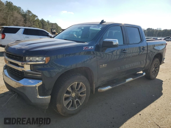 2019 Chevrolet Silverado 1500 LT with VIN 3GCUYDEDXKG156252, listed as a Copart auction lot 41859125 with 85,247 mi miles and Salvage Title. Bid and sale history available at carsss.com. Image 1.